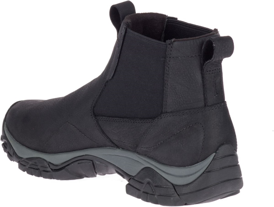Merrell Men's Moab Adventure Chelsea Polar Waterproof Black
