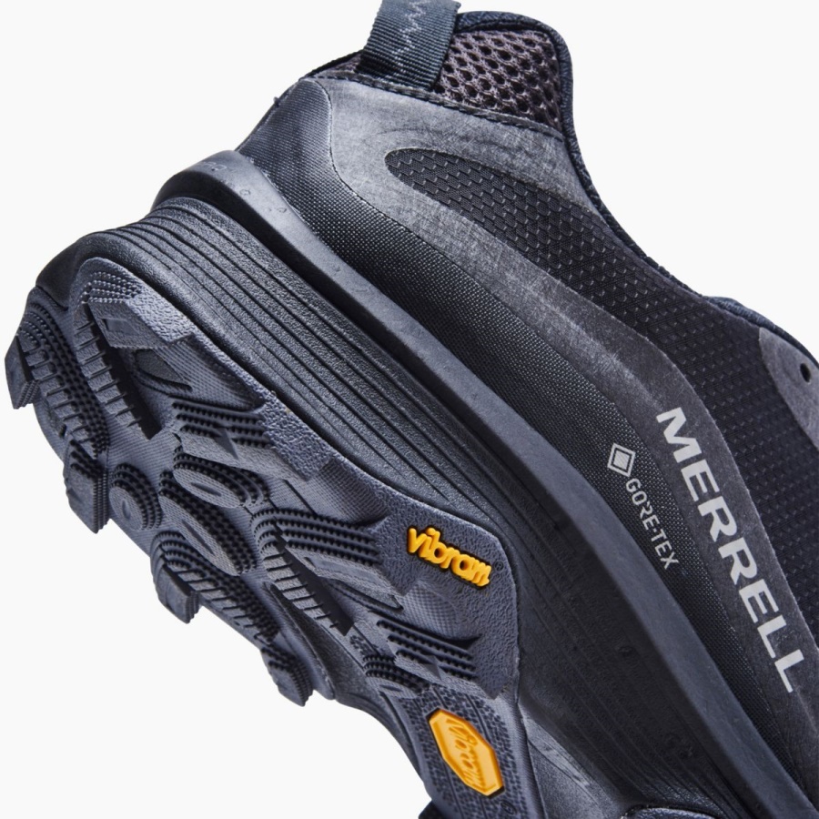 Merrell Men's Moab Speed GORE-TEX Black-Asphalt