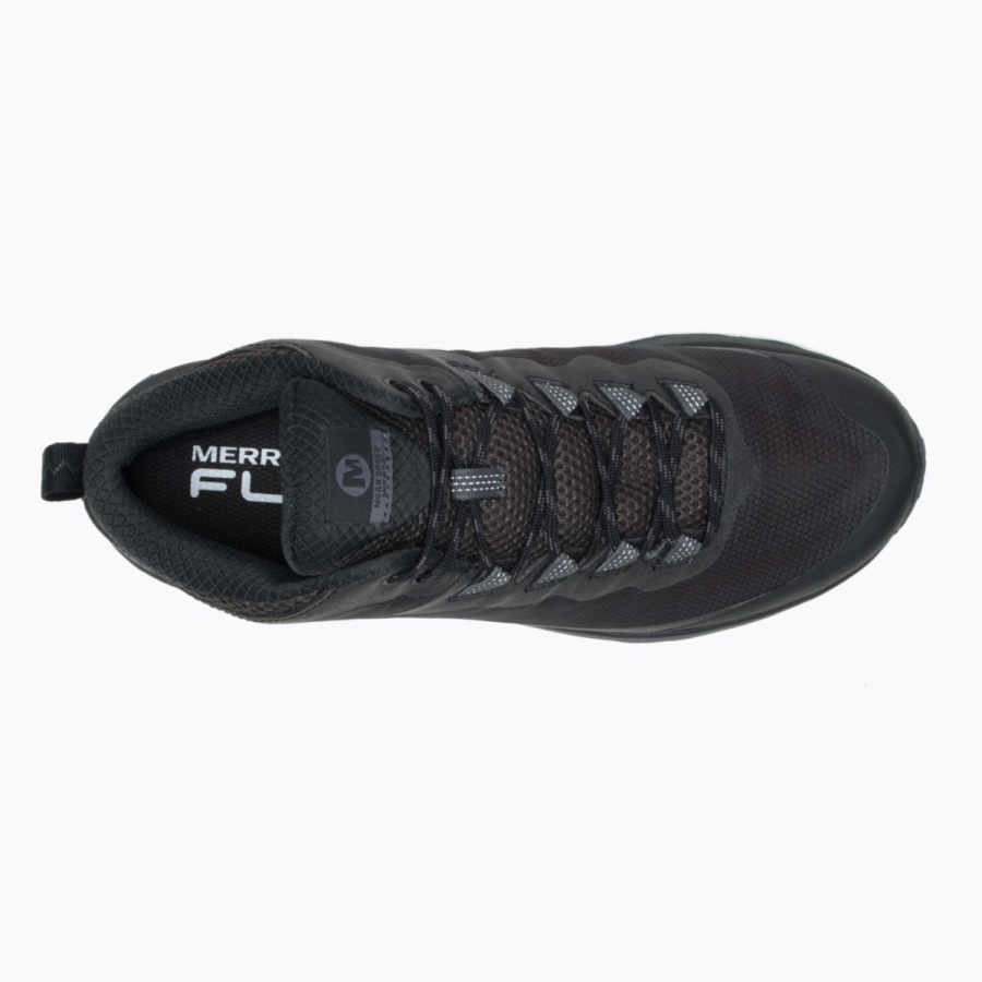 Merrell Men's Moab Speed Mid GORE-TEX Black-Asphalt