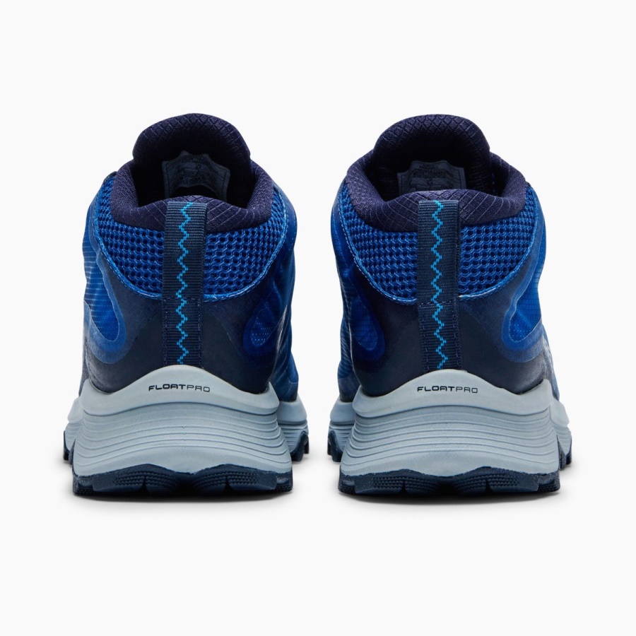 Merrell Men's Moab Speed Mid GORE-TEX Navy