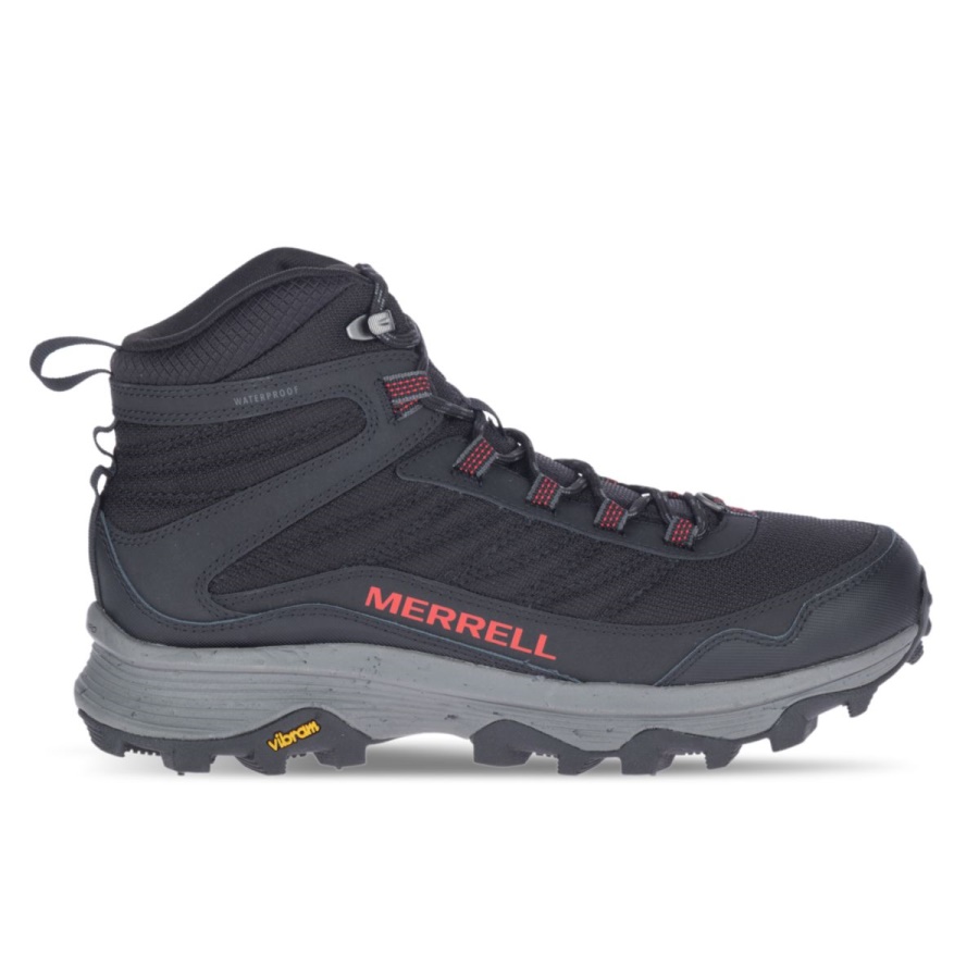 Merrell Men's Moab Speed Thermo Mid Waterproof Spike Black