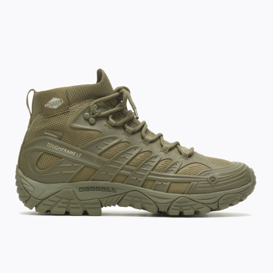 Merrell Men's Moab Velocity Tactical Mid Waterproof Olive