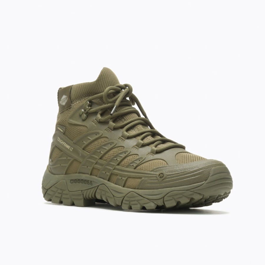 Merrell Men's Moab Velocity Tactical Mid Waterproof Olive