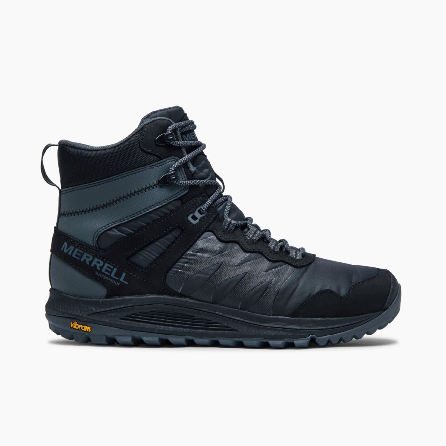 Merrell Men's Nova Sneaker Boot Waterproof Black-Rock