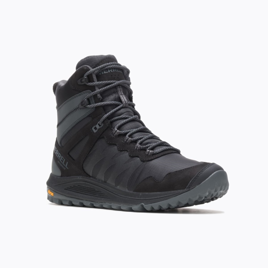 Merrell Men's Nova Sneaker Boot Waterproof Black-Rock