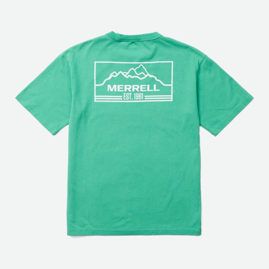 Merrell Men's Sunbaked Japan Tee Sea Green