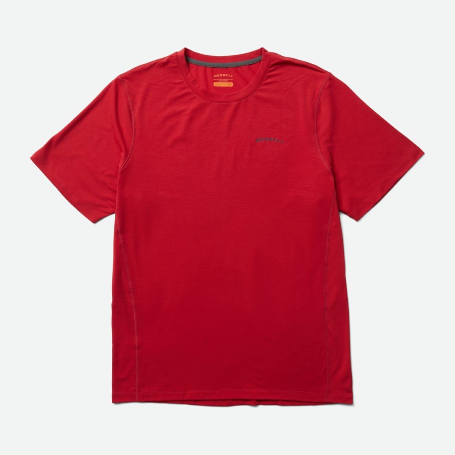 Merrell Men's Tencel™ Short Sleeve Tee Chili