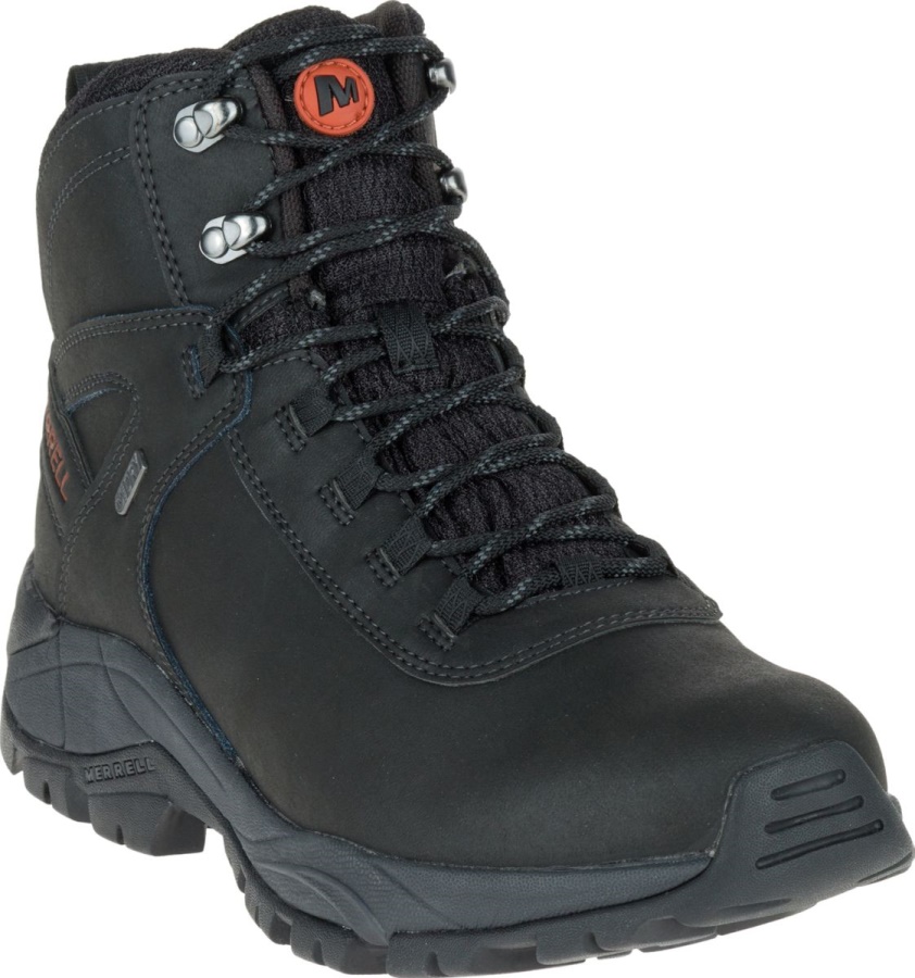 Merrell Men's Vego Mid Leather Waterproof Black
