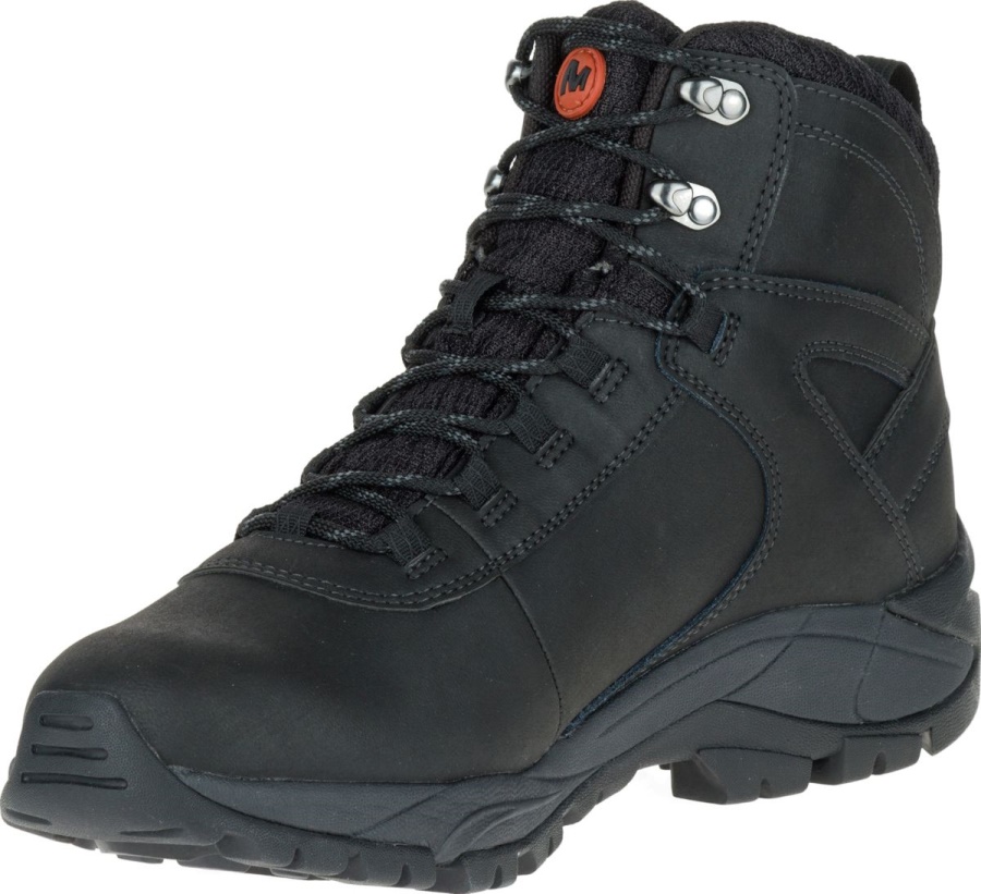 Merrell Men's Vego Mid Leather Waterproof Black