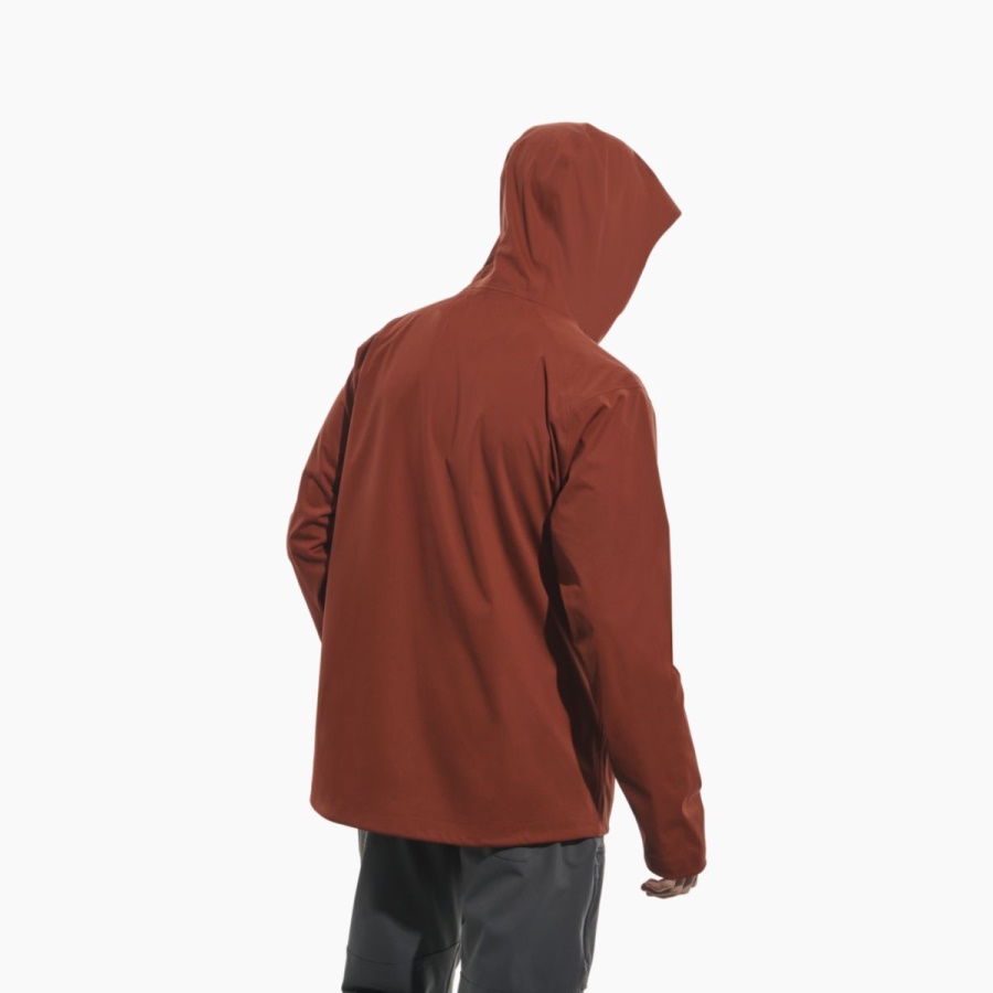 Merrell Men's Whisper Rain Jacket Brick