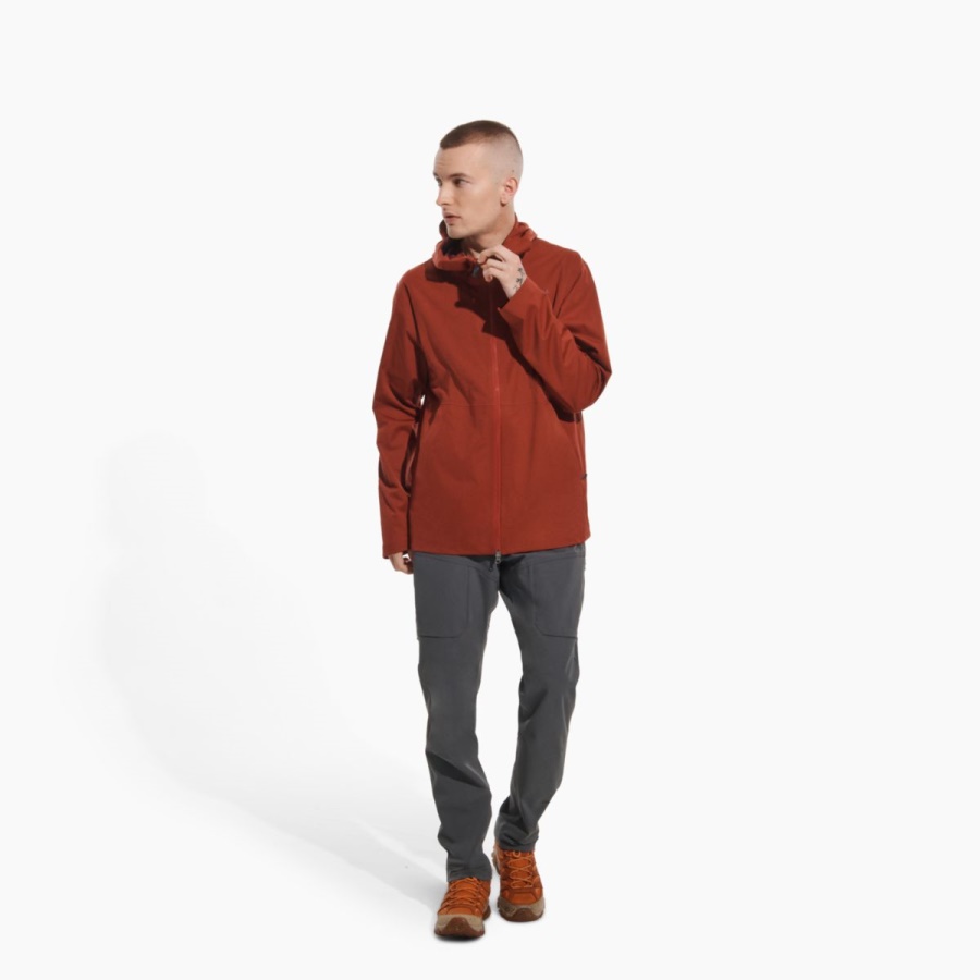Merrell Men's Whisper Rain Jacket Brick