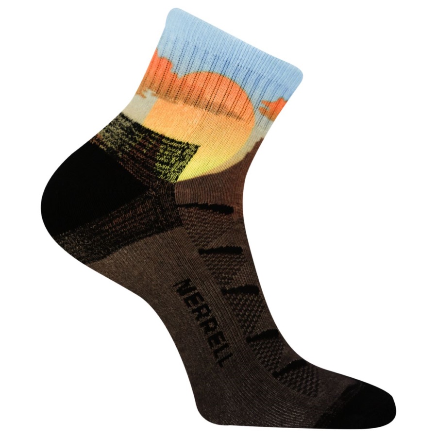 Merrell Moab Hiker Quarter Sock Dark Brown