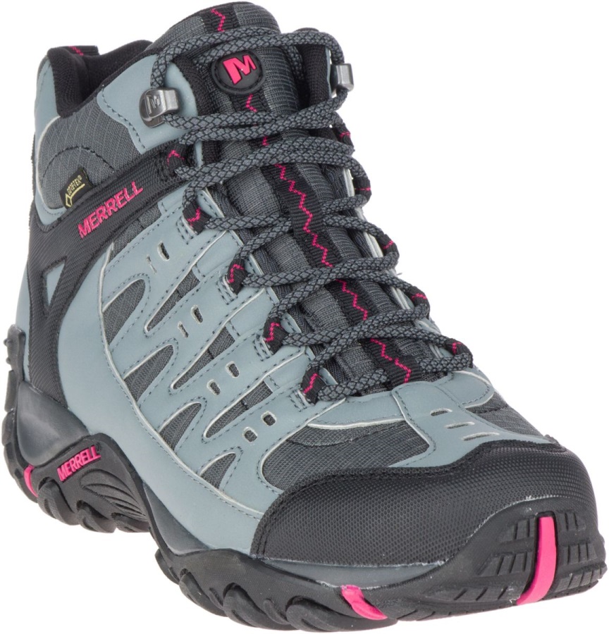 Merrell Women's Accentor Sport Mid GORE-TEX Granite-Rose Red