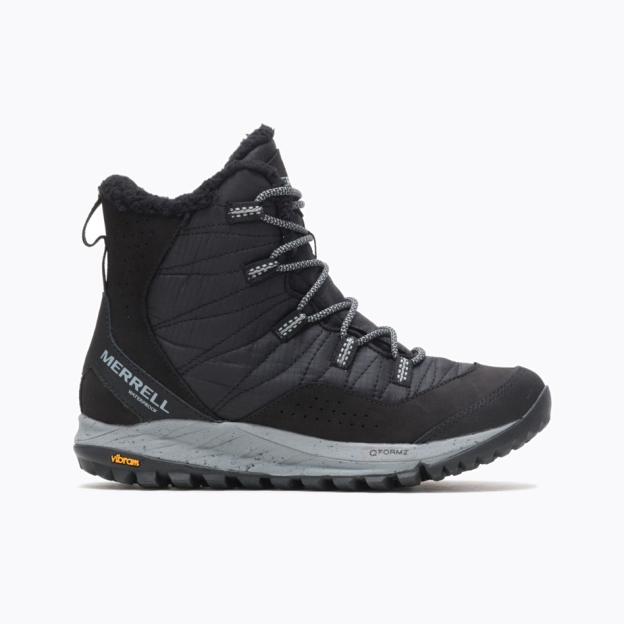 Merrell Women's Antora Sneaker Boot Waterproof Black