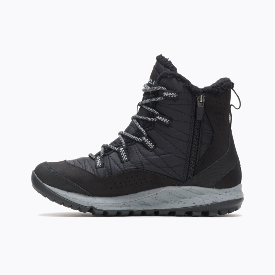 Merrell Women's Antora Sneaker Boot Waterproof Black