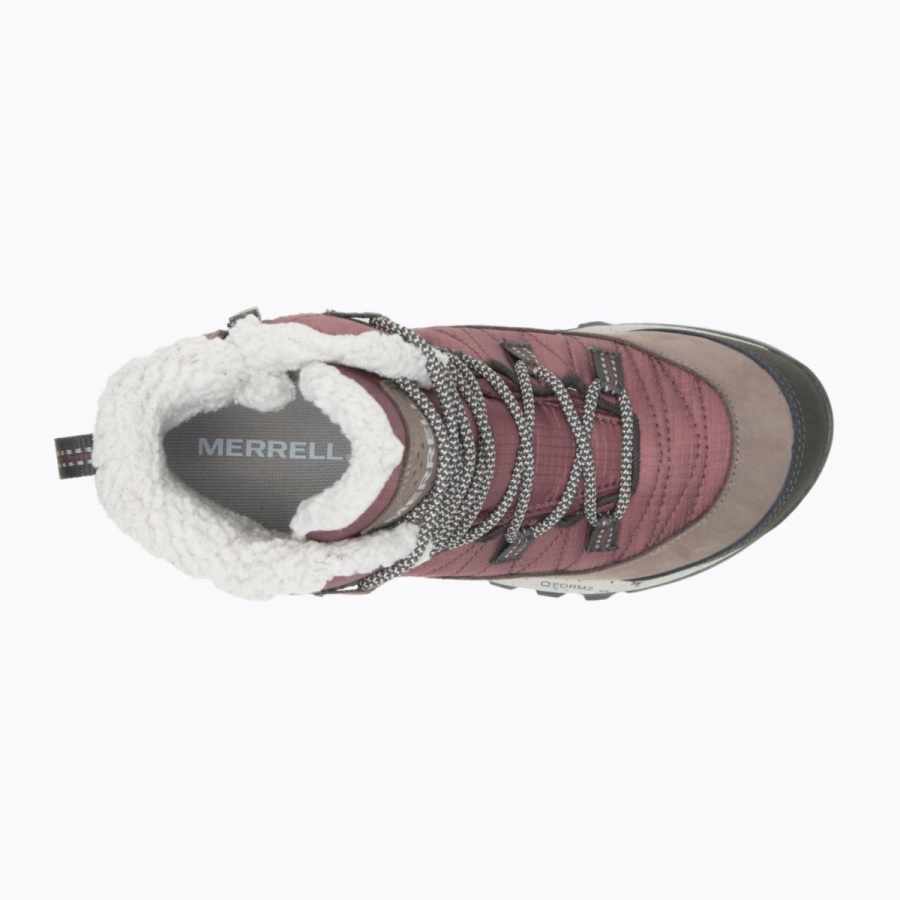 Merrell Women's Antora Sneaker Boot Waterproof Marron
