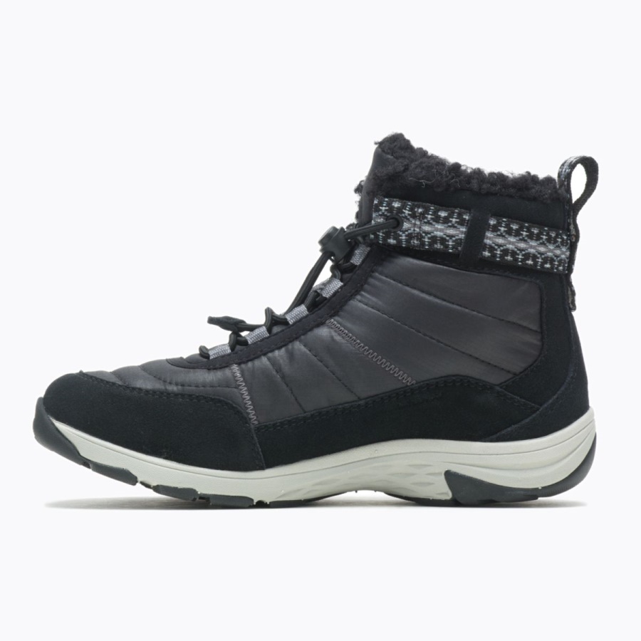 Merrell Women's Approach Sport Mid Polar Waterproof Black