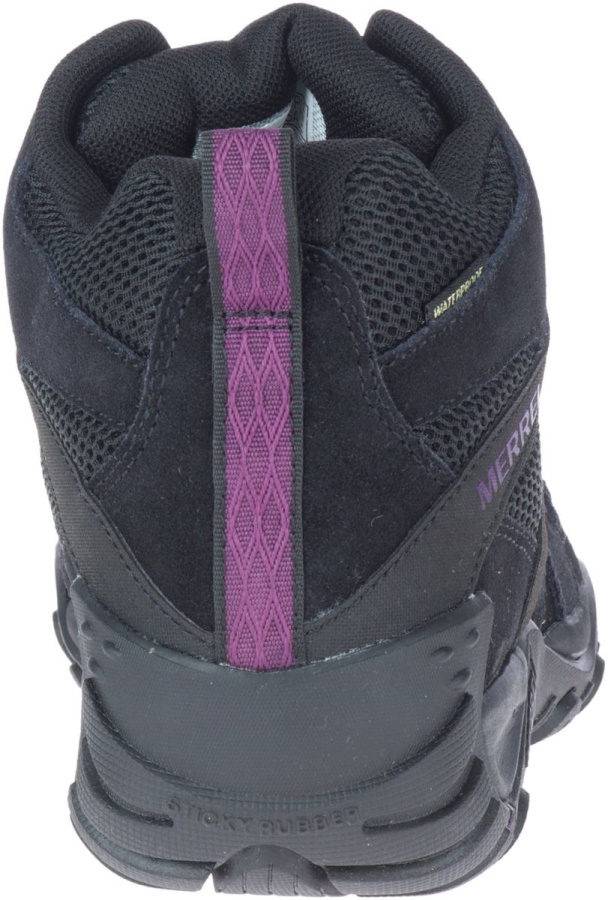 Merrell Women's Deverta 2 Mid Waterproof Black-Blackberry