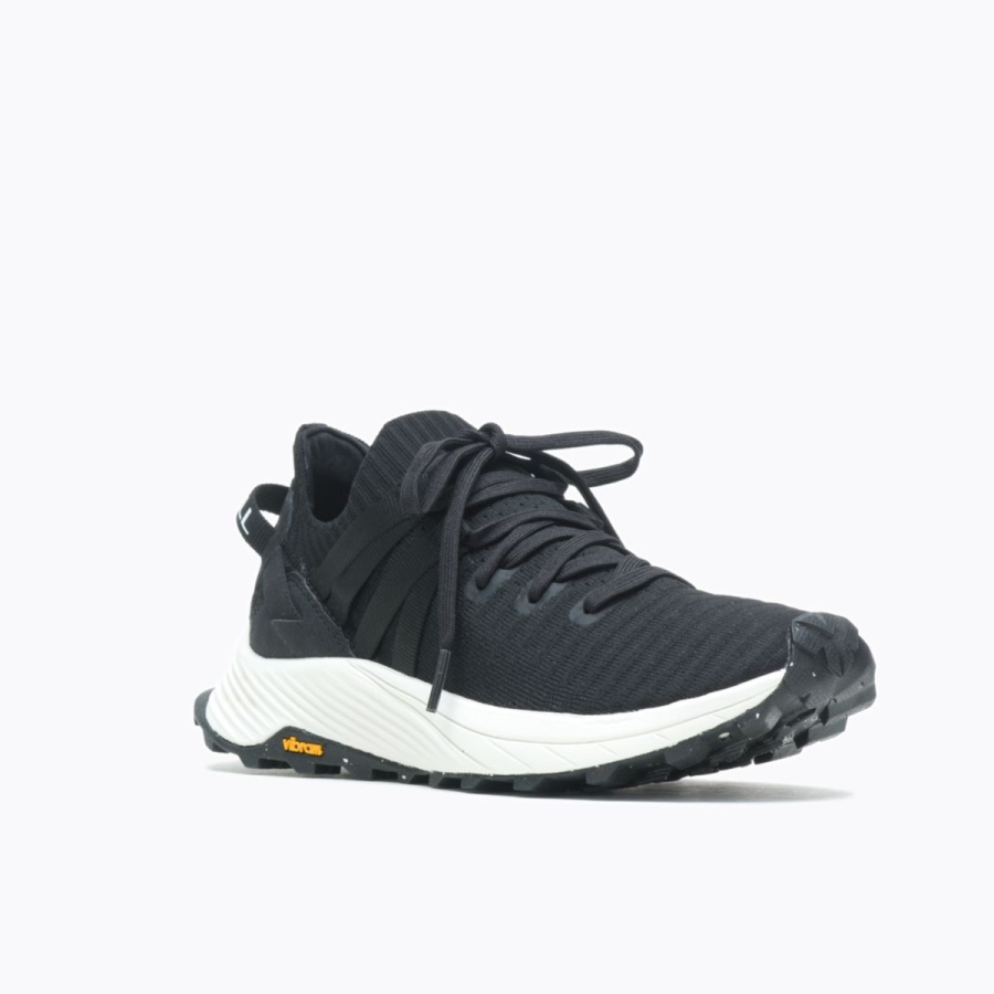 Merrell Women's Embark Lace Sneaker Black-White