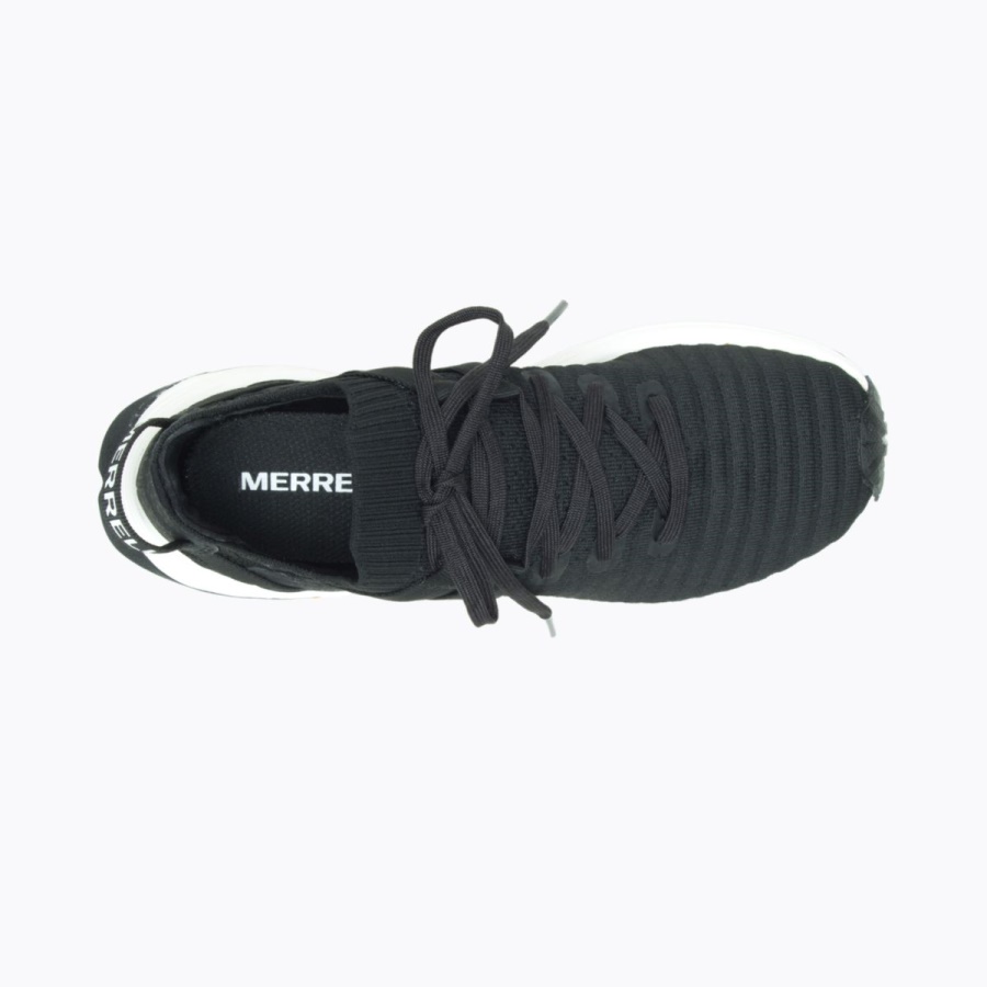 Merrell Women's Embark Lace Sneaker Black-White