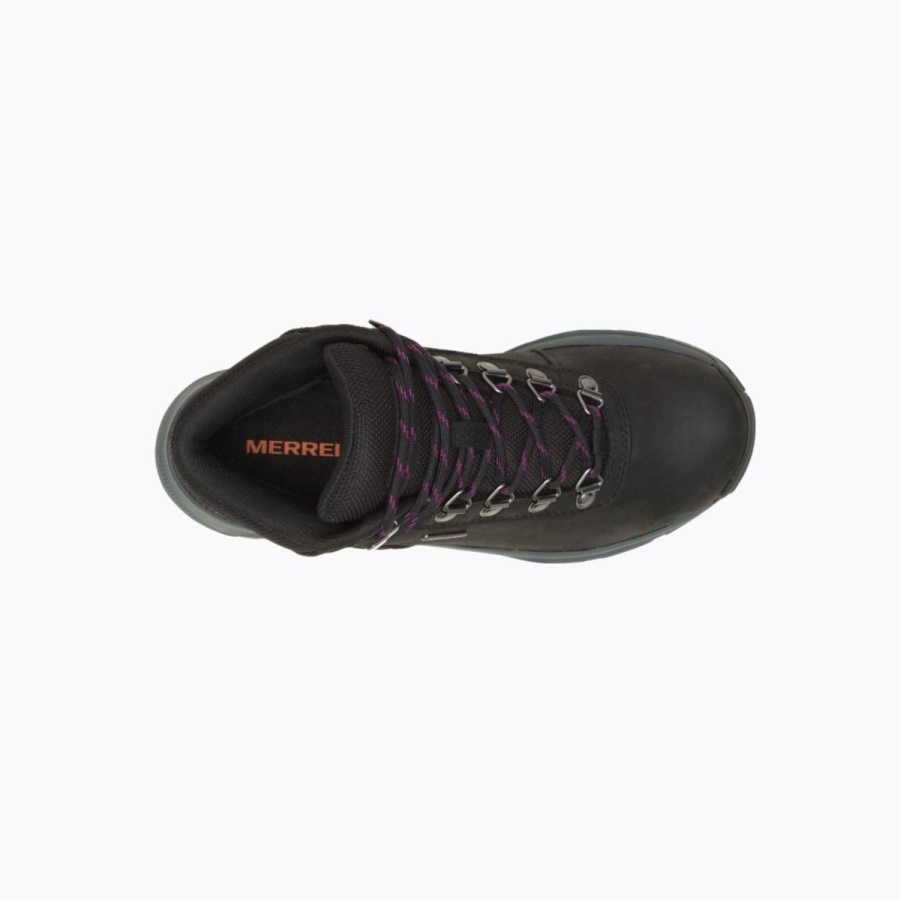 Merrell Women's Erie Mid Leather Waterproof Black