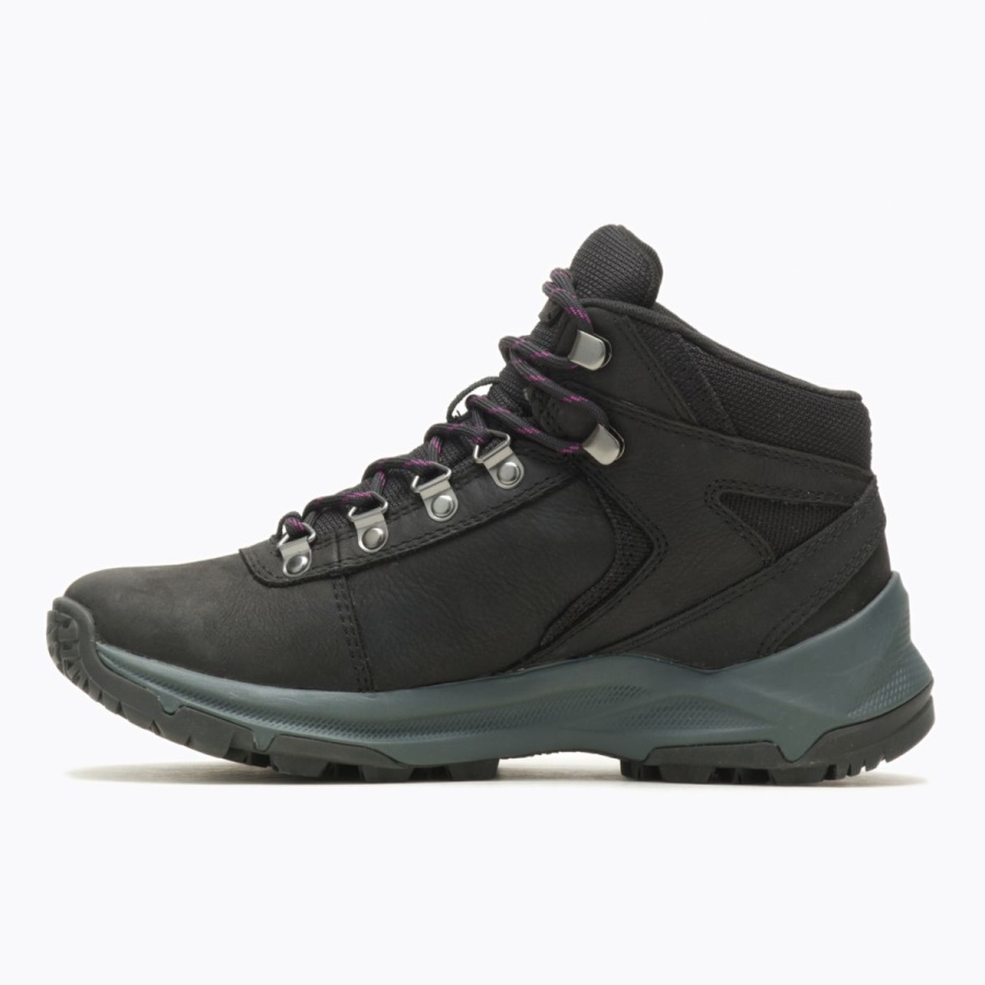 Merrell Women's Erie Mid Leather Waterproof Black
