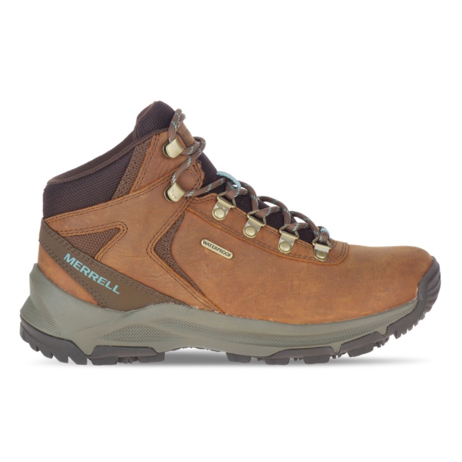 Merrell Women's Erie Mid Leather Waterproof Toffee