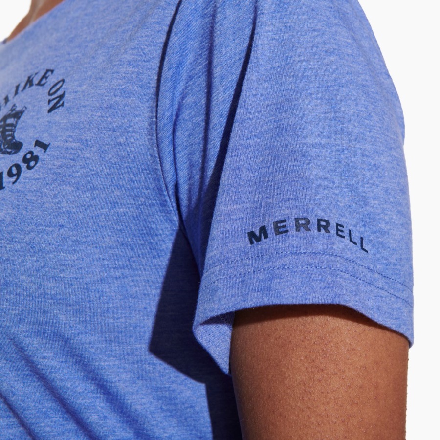 Merrell Women's Hike On Tee Baja Blue Heather