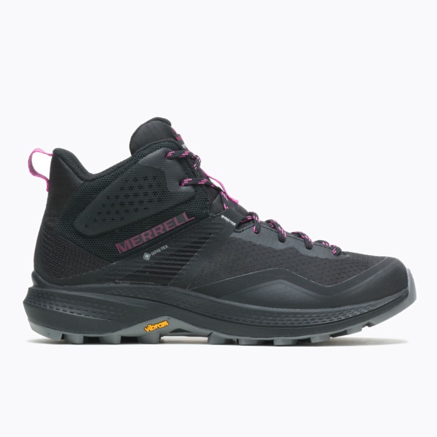 Merrell Women's MQM 3 Mid GORE-TEX Black-Fuchsia