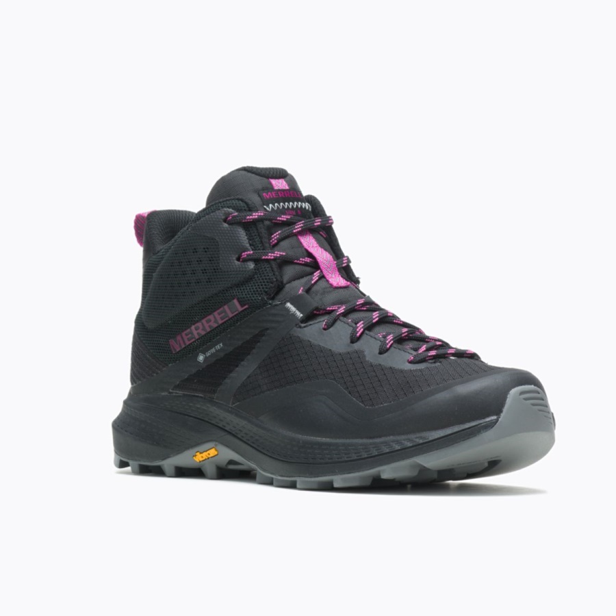 Merrell Women's MQM 3 Mid GORE-TEX Black-Fuchsia