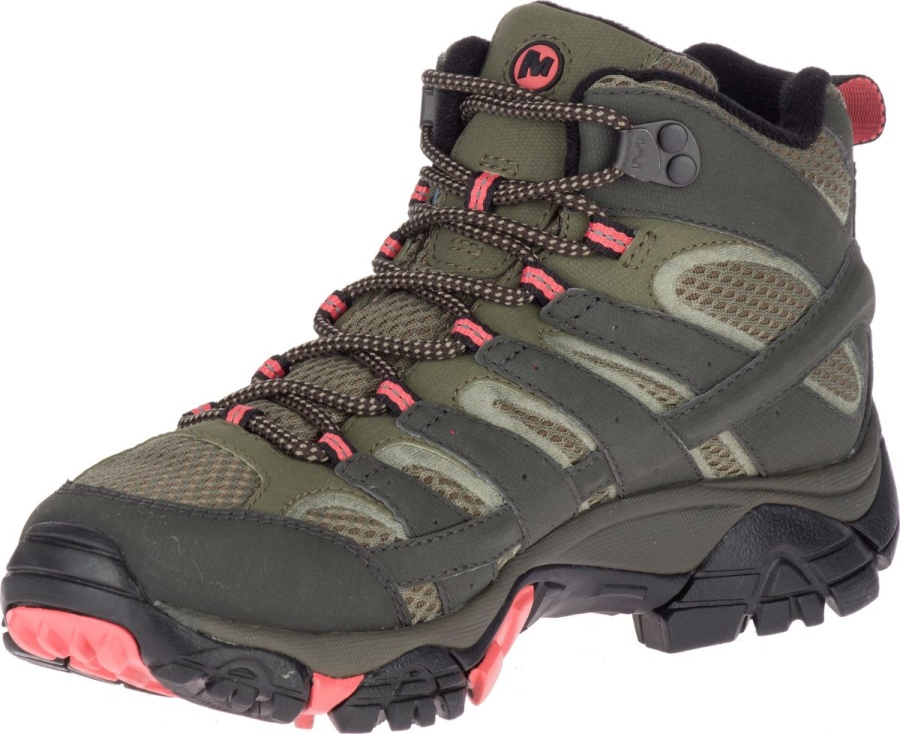 Merrell Women's Moab 2 Mid GORE-TEX Beluga-Olive