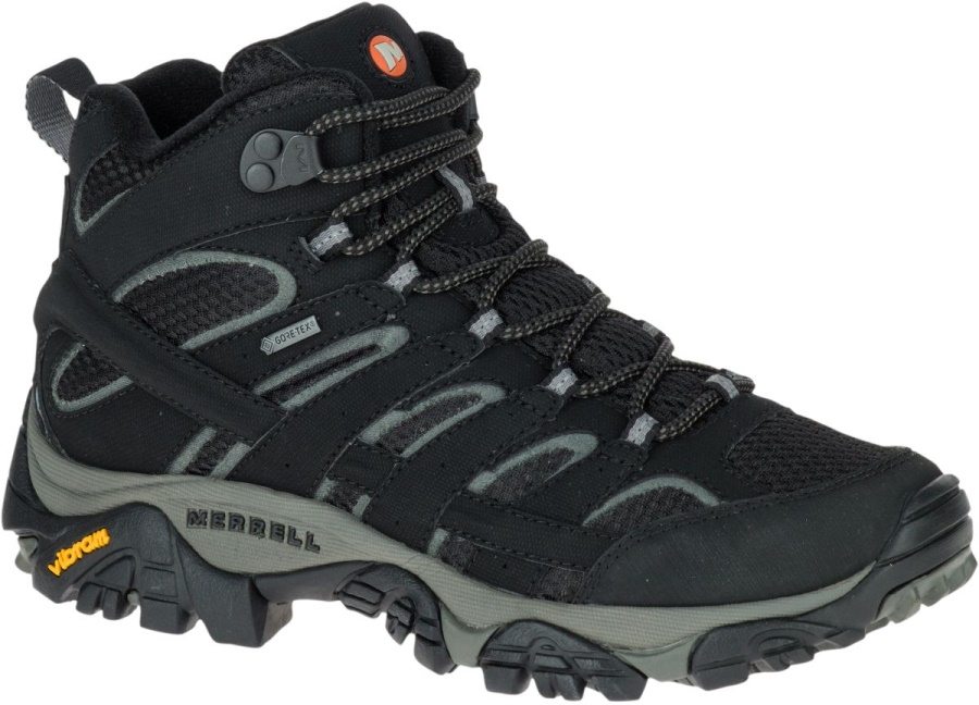 Merrell Women's Moab 2 Mid GORE-TEX Black