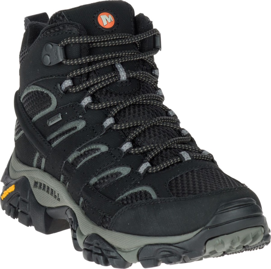 Merrell Women's Moab 2 Mid GORE-TEX Black