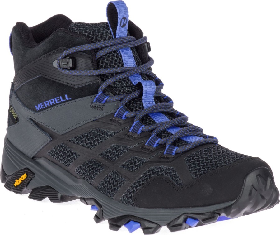 Merrell Women's Moab FST 2 Mid GORE-TEX Black-Granite