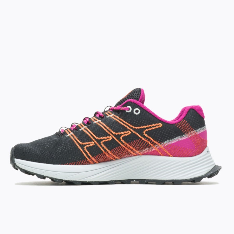 Merrell Women's Moab Flight Black-Fuchsia