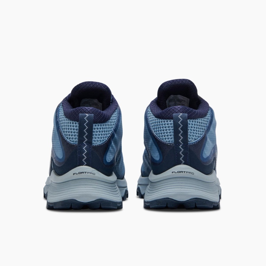 Merrell Women's Moab Speed Mid GORE-TEX Navy