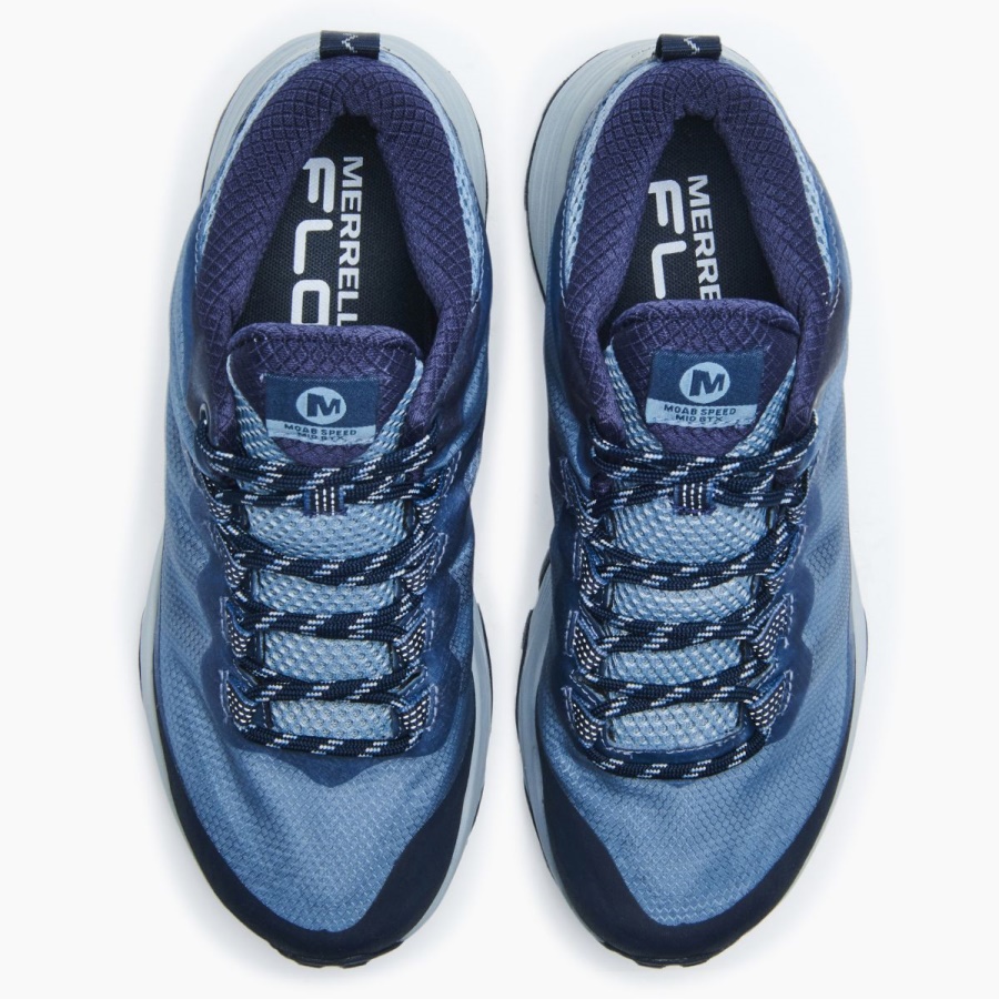 Merrell Women's Moab Speed Mid GORE-TEX Navy