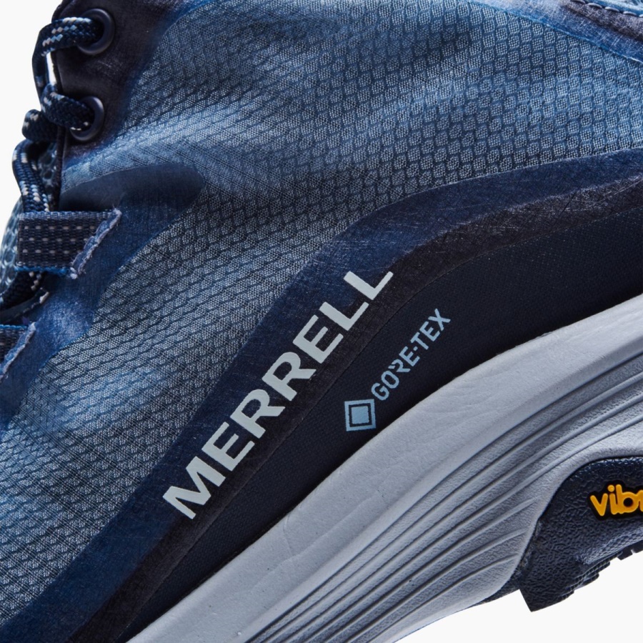 Merrell Women's Moab Speed Mid GORE-TEX Navy
