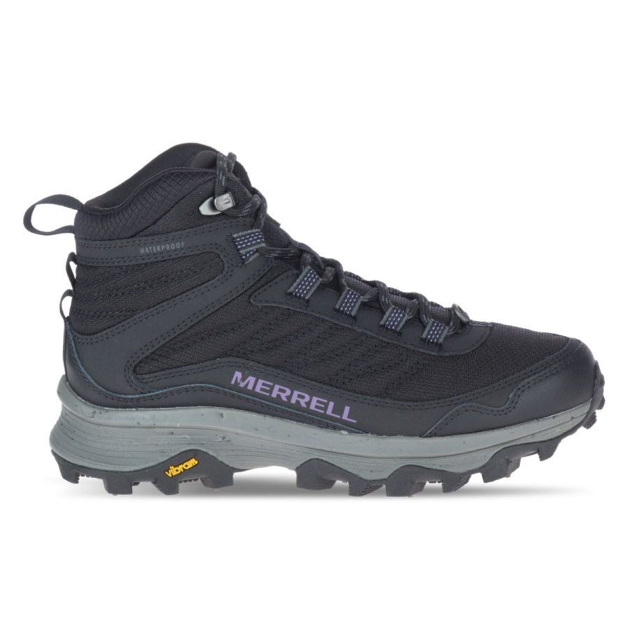 Merrell Women's Moab Speed Thermo Mid Waterproof Spike Black