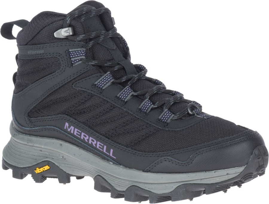 Merrell Women's Moab Speed Thermo Mid Waterproof Spike Black