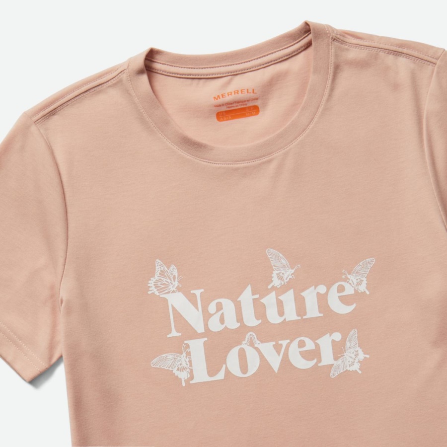 Merrell Women's Nature Lover Tee Rose Smoke