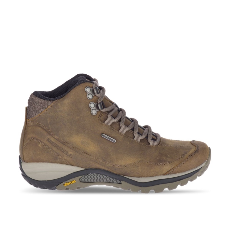 Merrell Women's Siren Traveller 3 Mid Waterproof Brindle-Boulder