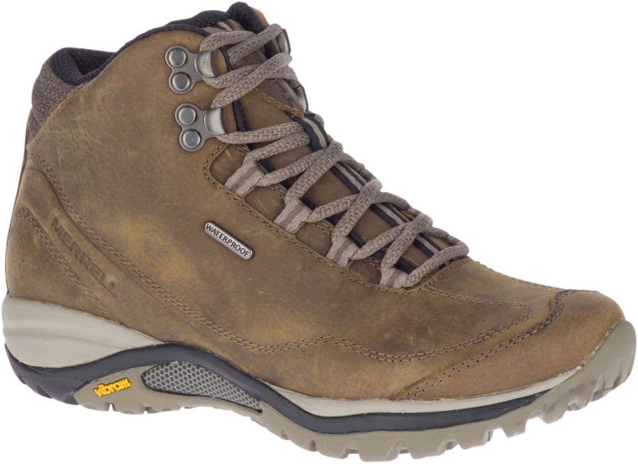 Merrell Women's Siren Traveller 3 Mid Waterproof Brindle-Boulder