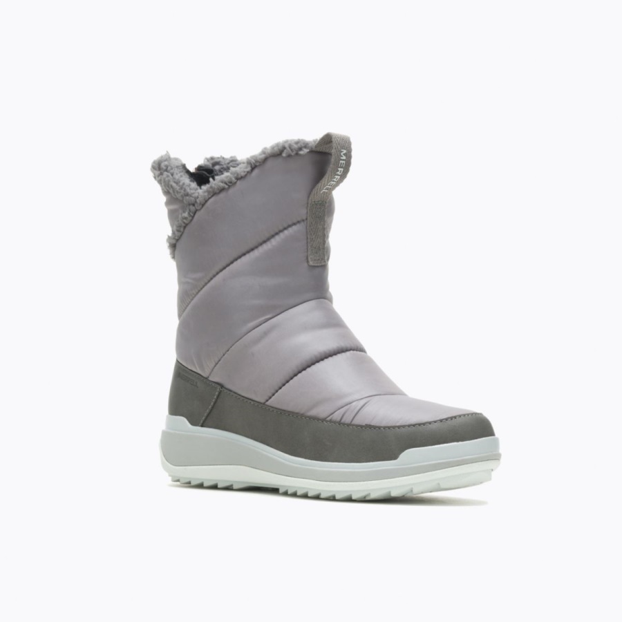 Merrell Women's Snowcreek Sport Mid Zip Polar Waterproof Charcoal