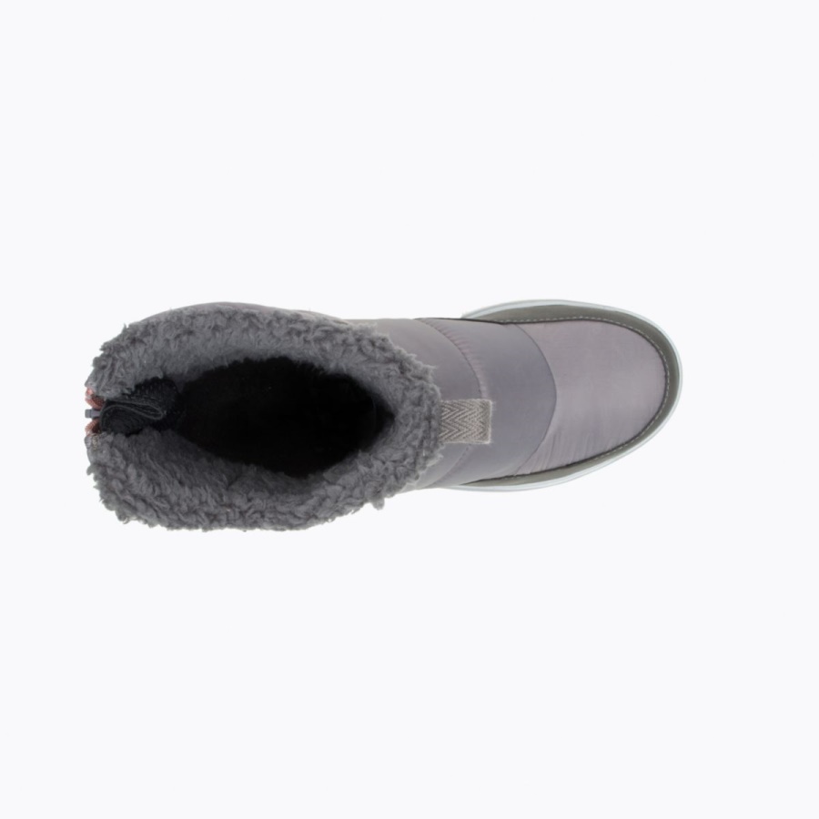 Merrell Women's Snowcreek Sport Mid Zip Polar Waterproof Charcoal