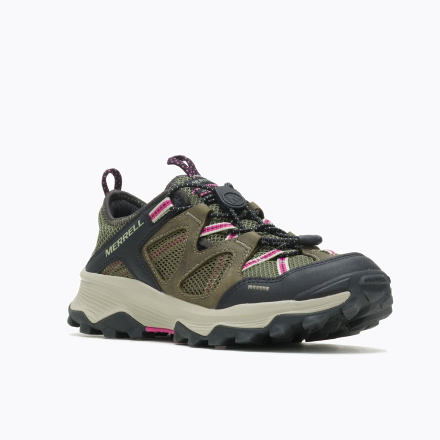Merrell Women's Speed Strike Leather Sieve Lichen