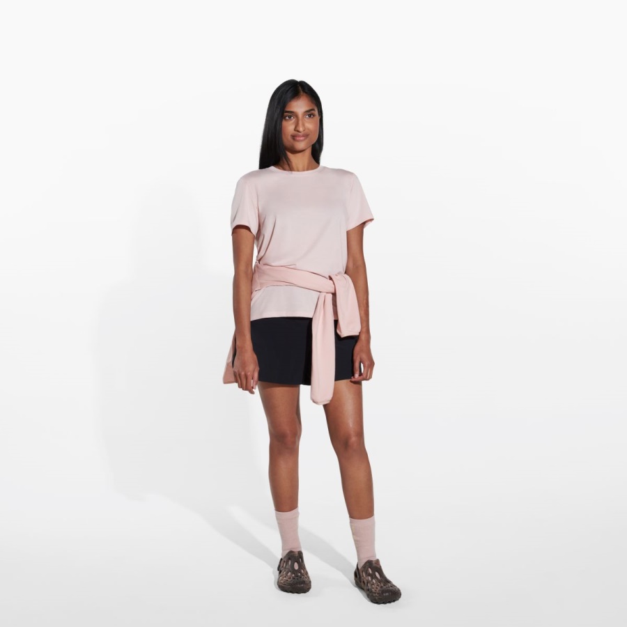 Merrell Women's Tencel™ Short Sleeve Tee Rose Smoke