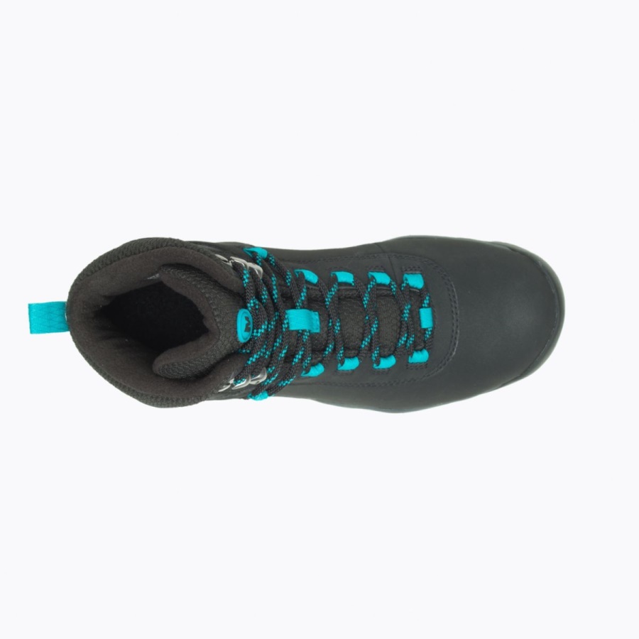 Merrell Women's Vigo Thermo Mid Leather Waterproof Black-Capri